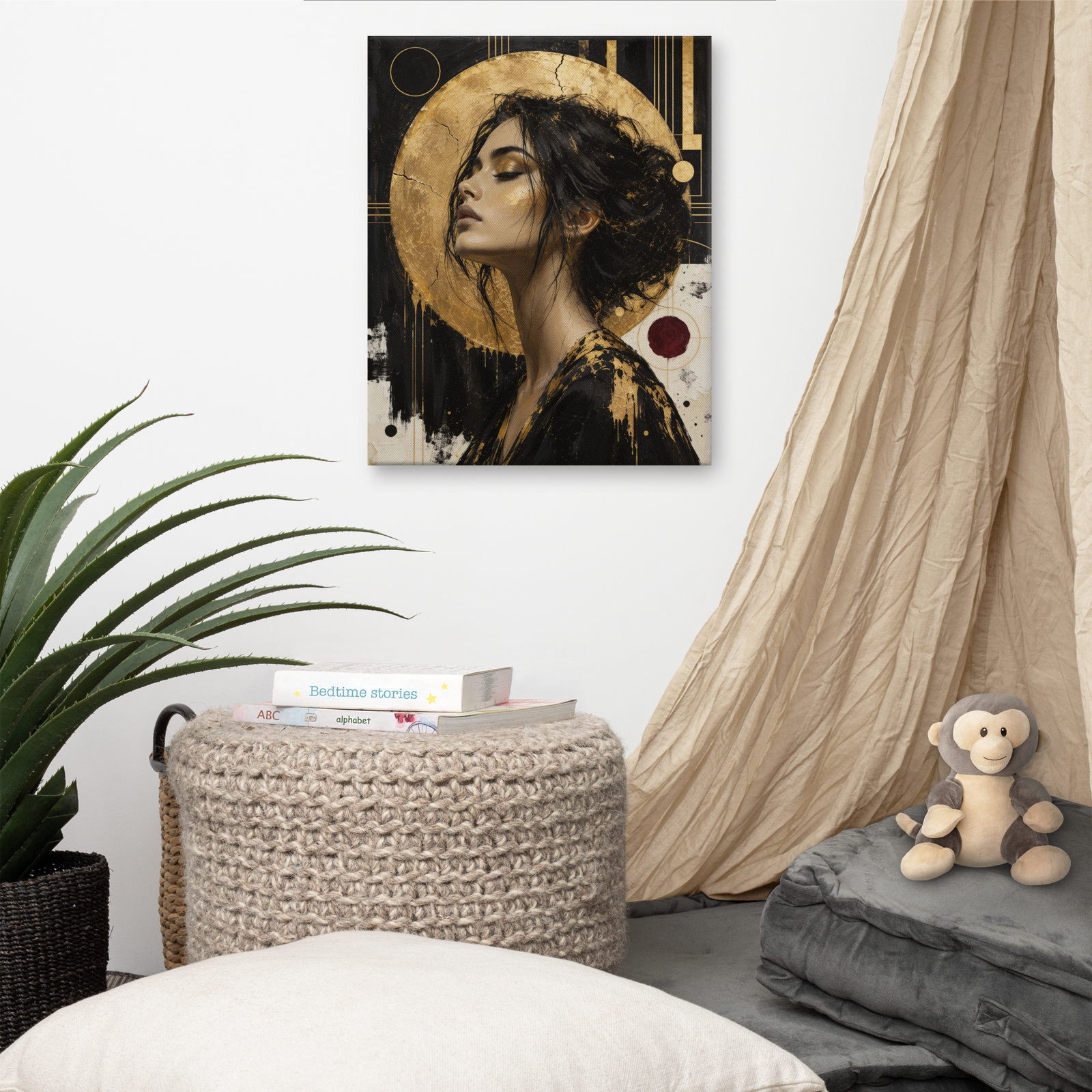 Golden Silence Canvas Print - Image 6