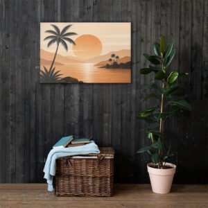 Golden Horizon Canvas