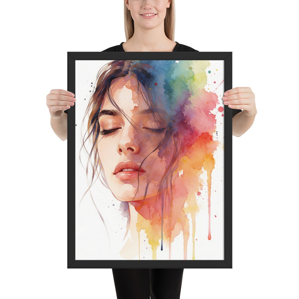 Quiet Bloom Framed poster - Image 6