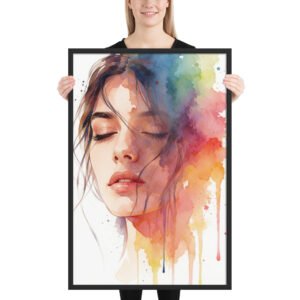 Quiet Bloom Framed poster